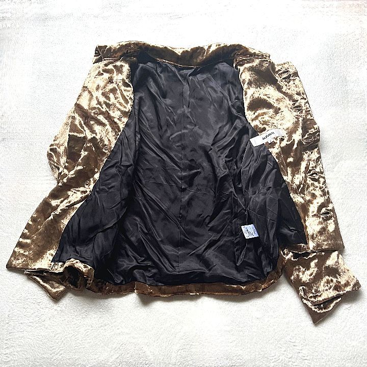 sulvam サルバム 2020AW ベロアラグランジャケット ライダース 