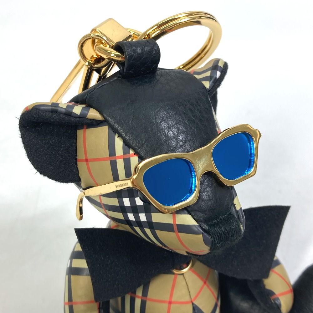 BURBERRY　ノバチェック　ベアー　チャーム　キーホルダー BURBERRYノバチェックベアーチャームキーホルダー