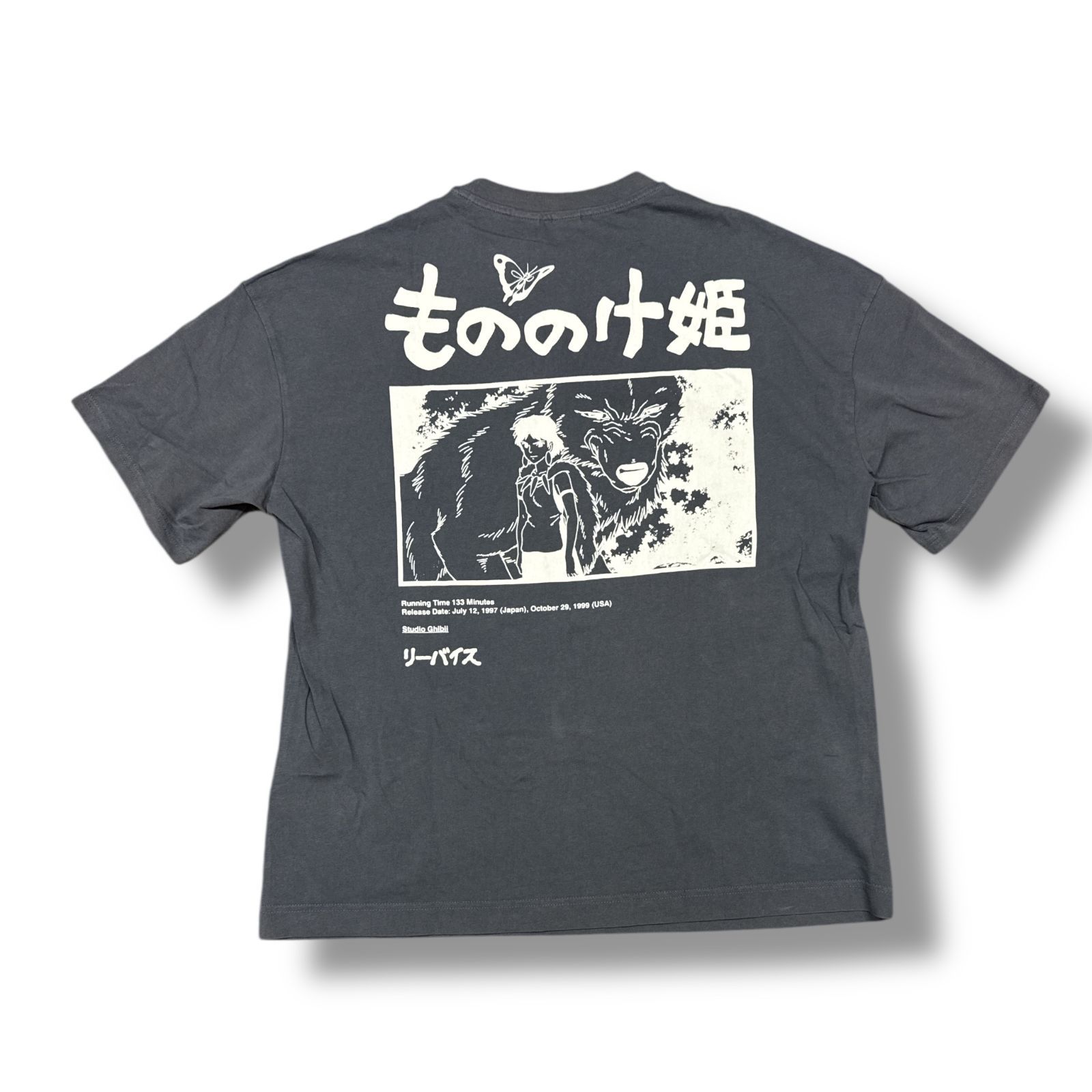 もののけ姫 The Princess MononokeBootTシャツ ジブリ - もののけ姫 The Princess MononokeBootTシャツ メンズM