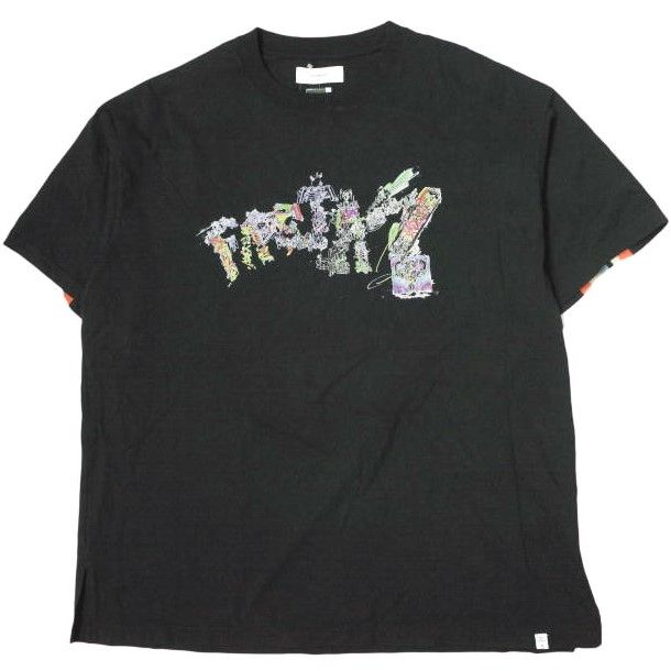 FACETASM x ROYAL FLASH ファセッタズム ロイヤルフラッシュ 23SS 別注 日本製 BOREDOMS BIG TEE オーバーサイズグラフィックTシャツ ABH-TEE-U21 5 BLACK 半袖 トップス mc68596