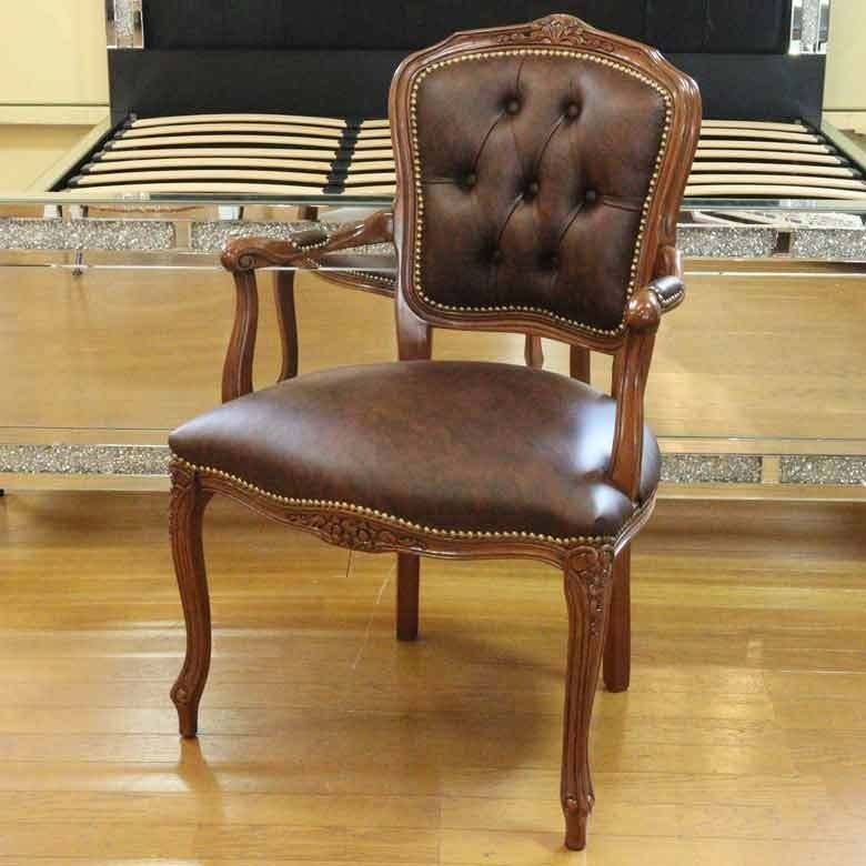 ダイニングテーブル 3点セット 80cm 円形 象嵌 2人用 イタリア 本皮
