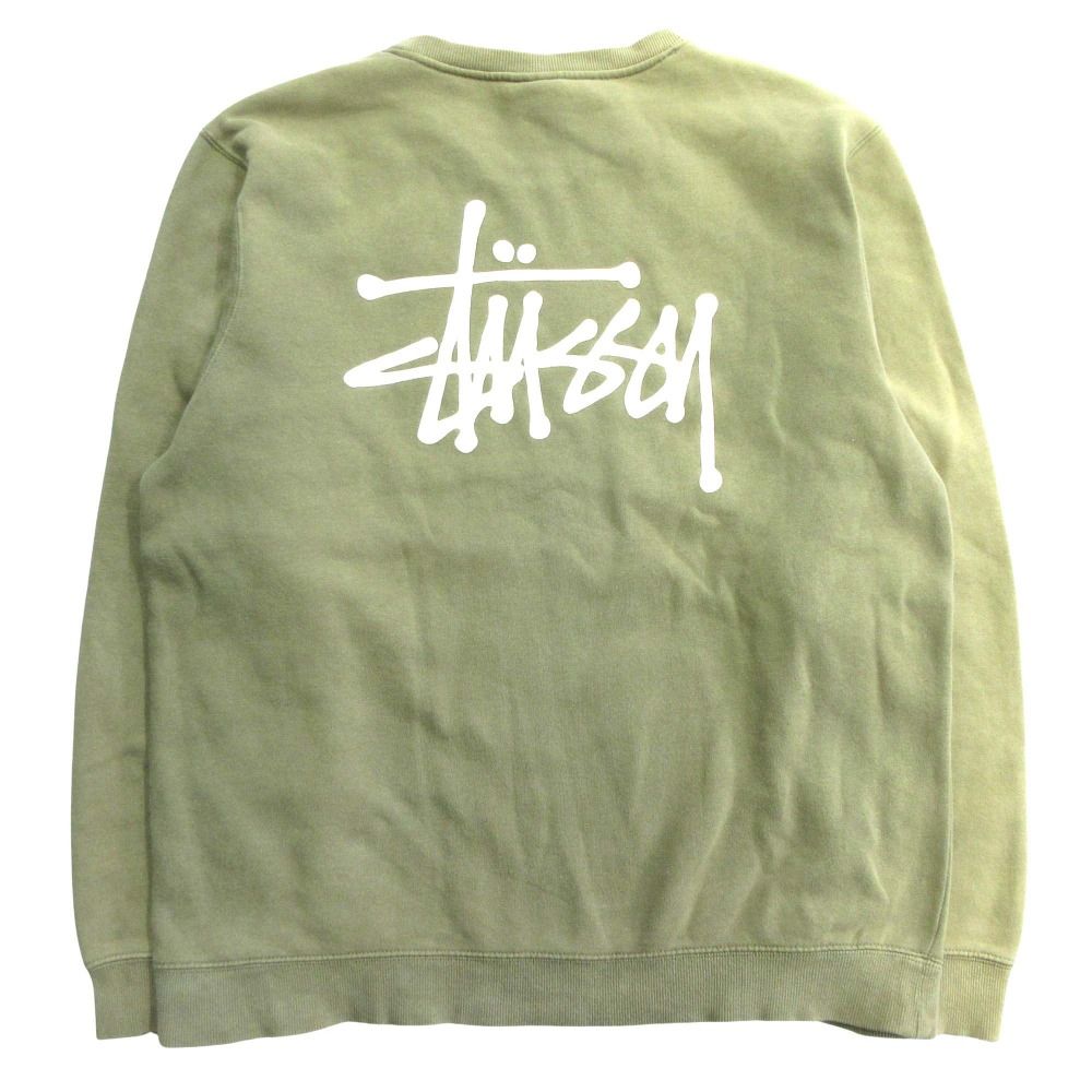 銀座通販 STÜSSY スポーツ トレーナー オリーブグリーン 【公式通販】