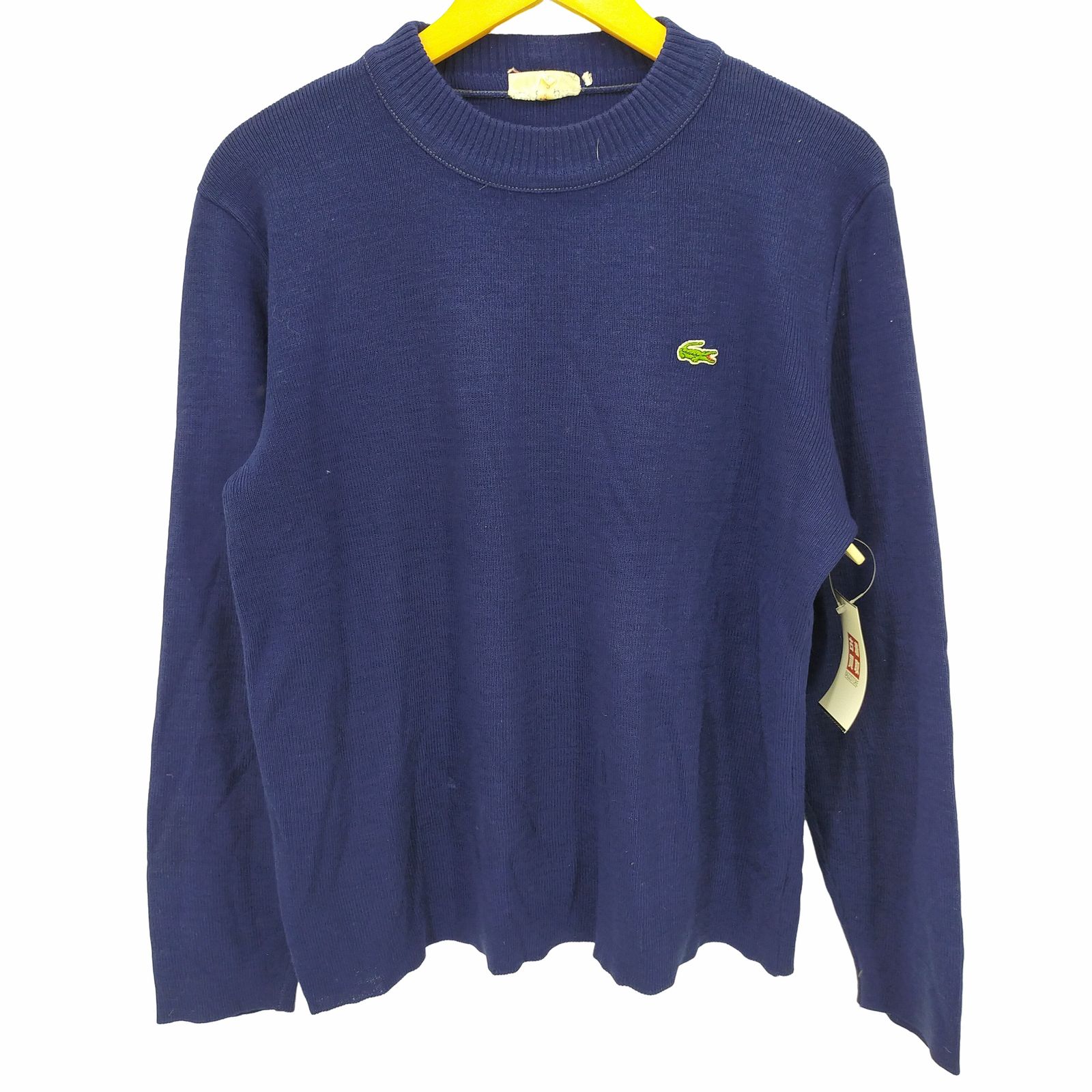 シュミーズ ラコステ CHEMISE LACOSTE フランス製ワンポイント刺繍ニットセーター メンズ  5