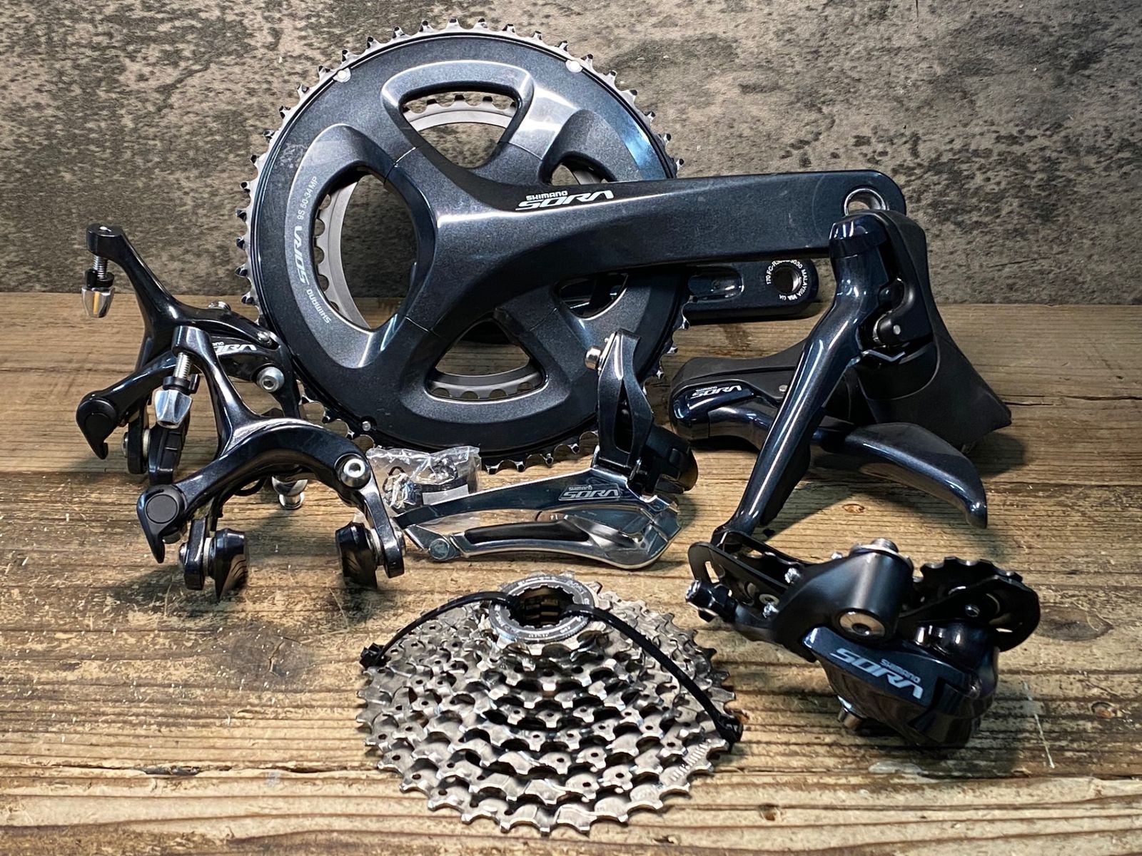 シマノ SORA R3000 9速 ミックス コンポ ディスク SHIMANO SORA R3000