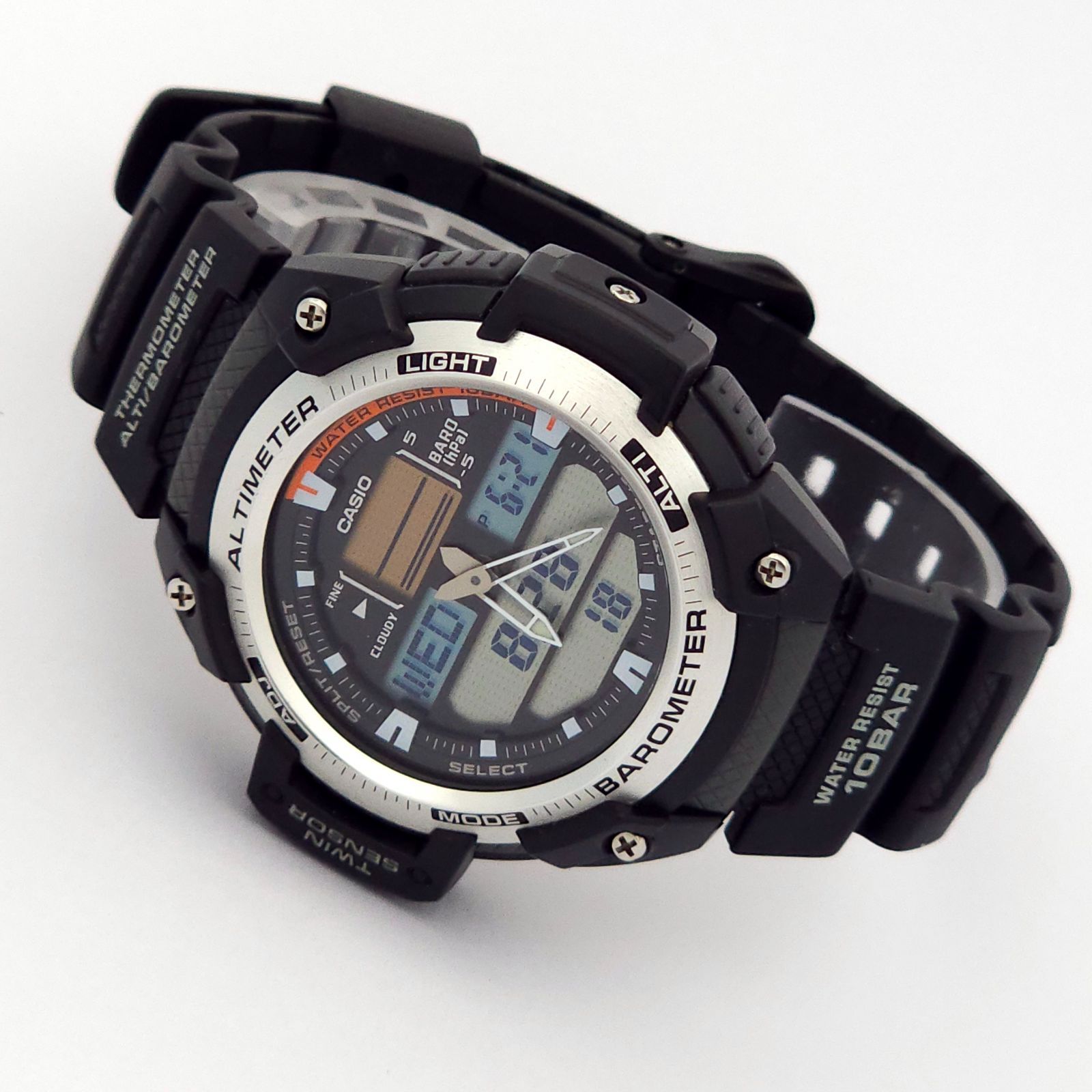 CASIO カシオ スポーツギア SGW-400H アナデジ QZ 動作品