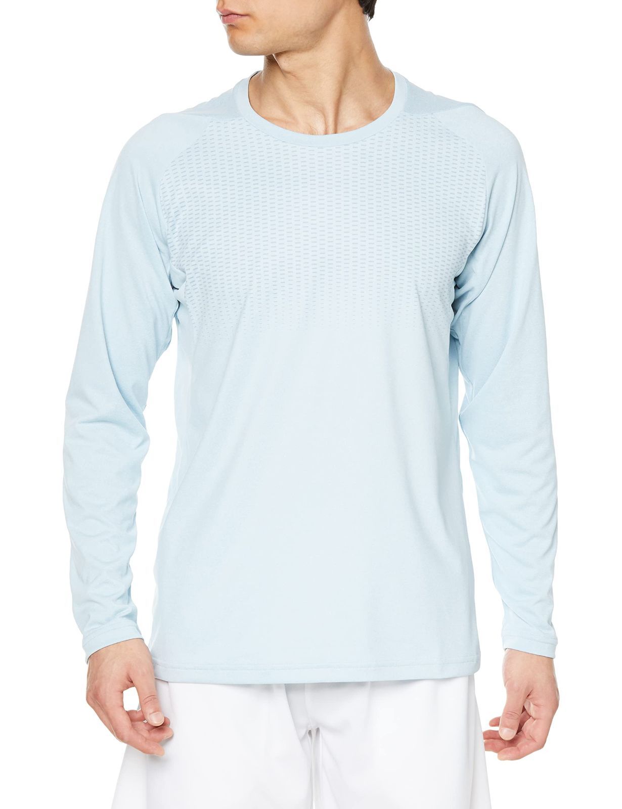 [ミズノ] トレーニングウェア ドライ長袖Tシャツ UPF15 吸汗速乾 32MAA045 メンズ