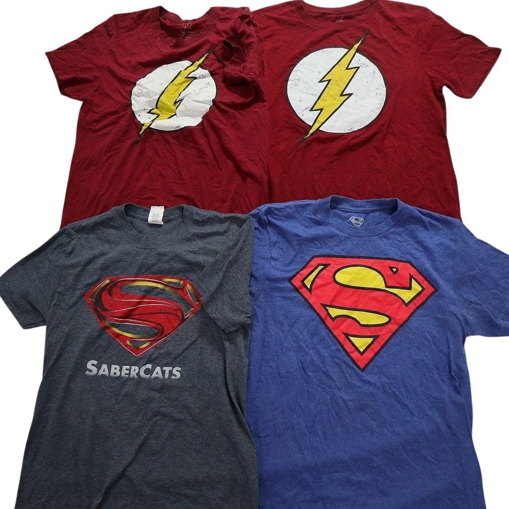 古着卸 まとめ売り マーベル DCコミック 半袖Tシャツ 16枚セット