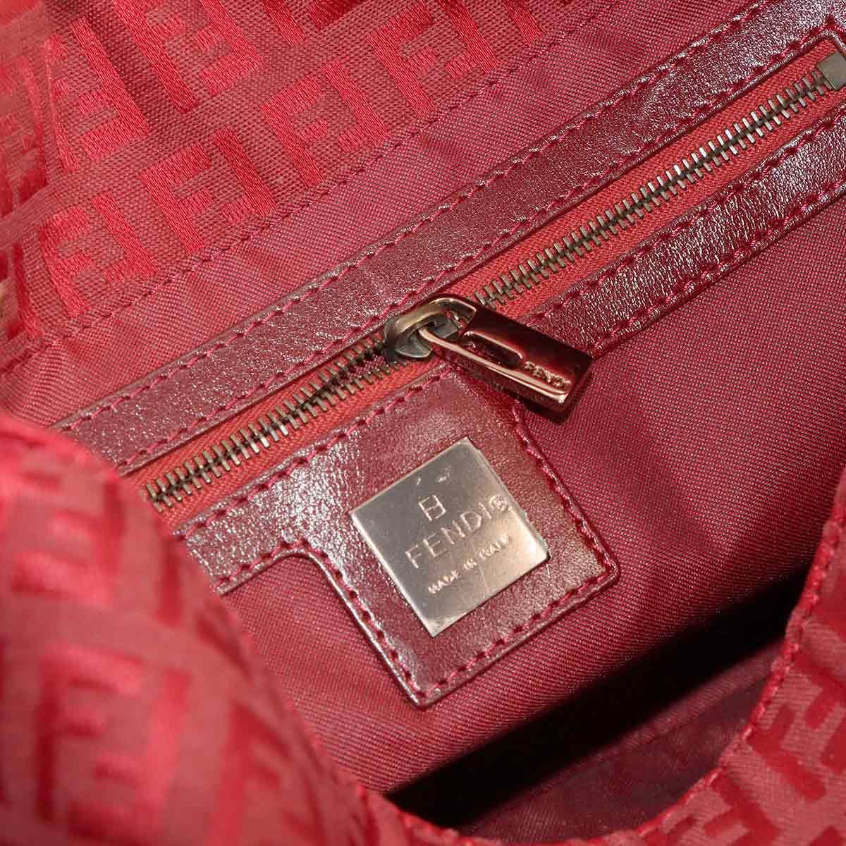良品 1737 FENDI ワンショルダーバッグ マンマバケット ズッキーノ FENDI - 新品同様 フェンディ FENDI ズッキーノ マンマバゲット