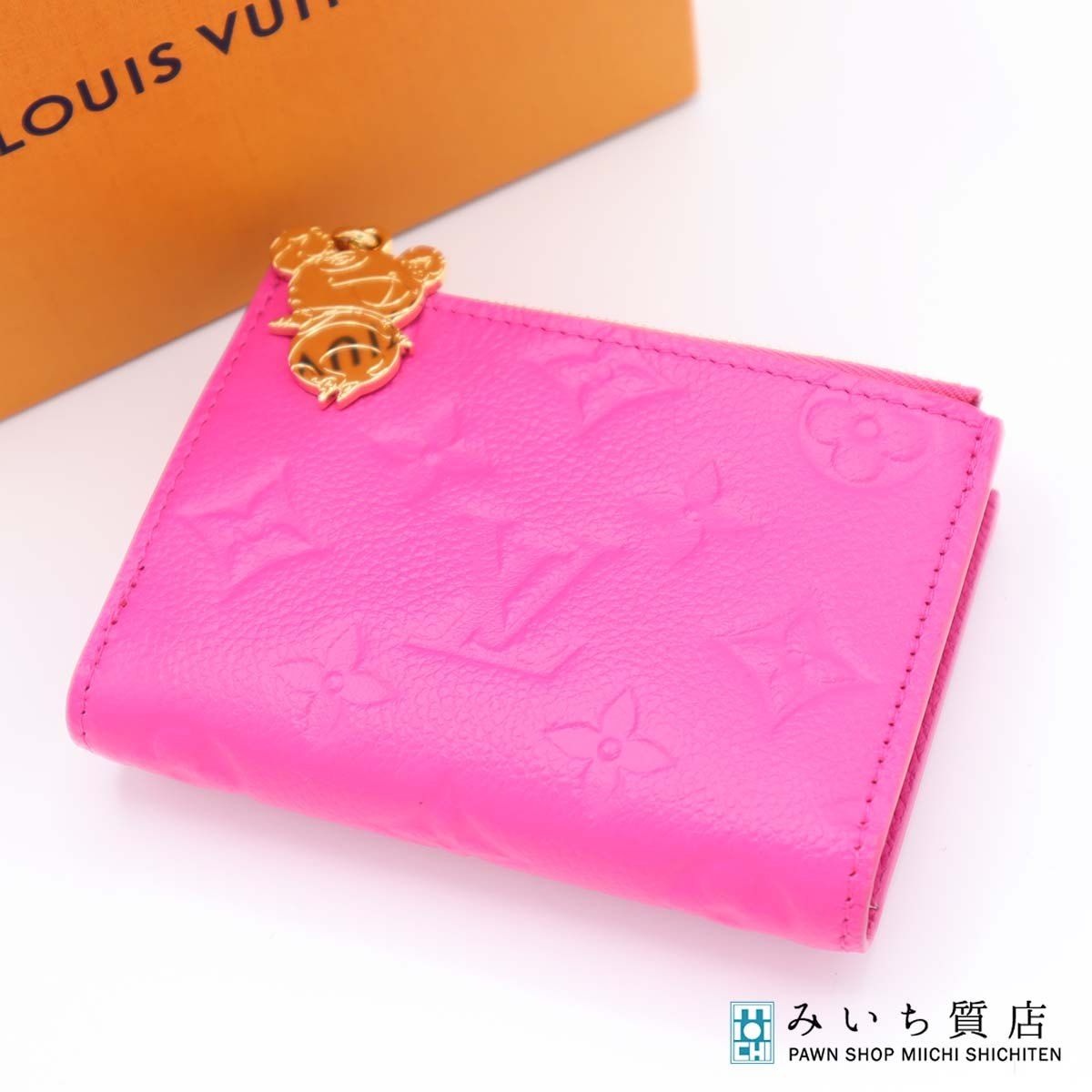 未使用 LOUIS VUITTON ルイヴィトン 二つ折り財布 M14087 LV×TM
