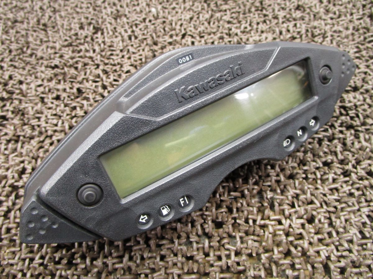 Dトラッカー125 メータースピード タコ デジタル D813 インジケーターランプ！LX125D カワサキ 【 LX125CE 】 D-TRACKER 動画有
