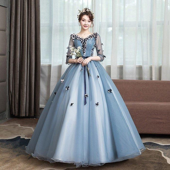 ヘアスタイル ウェディングドレス ロングドレス カラードレス 演奏会用ロングドレス 演奏会 発表会 大きいサイズ 結婚式 パーティードレス 花嫁 二次会