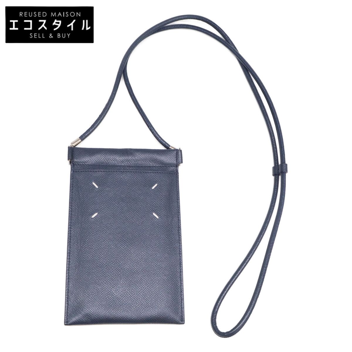 Maison Margiela メゾンマルジェラ 11 SA1VZ0002 P4745 T6069 スマートフォンポーチ グレイニーレザー