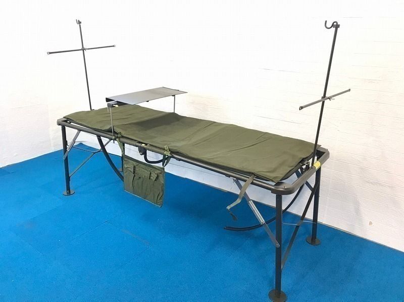 米軍放出品】 米軍正式採用 折り畳みベッド アルミ製 簡易 コット 米軍