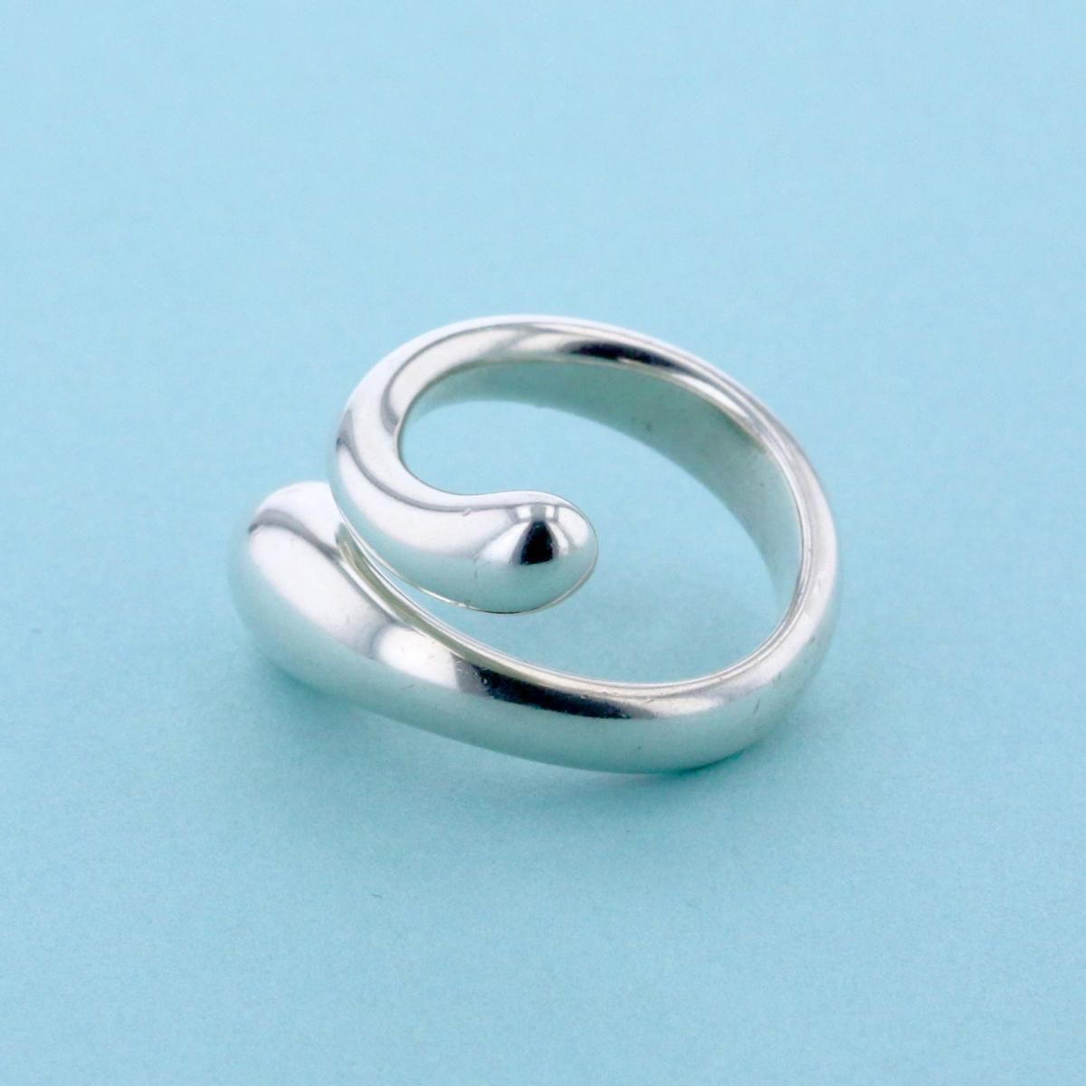 中古】Tiffany&Co. （ティファニー） ｴﾛﾝｹﾞｲﾃｯﾄﾞ・ﾃｨｱﾄﾞﾛｯﾌﾟ ﾘﾝｸﾞ