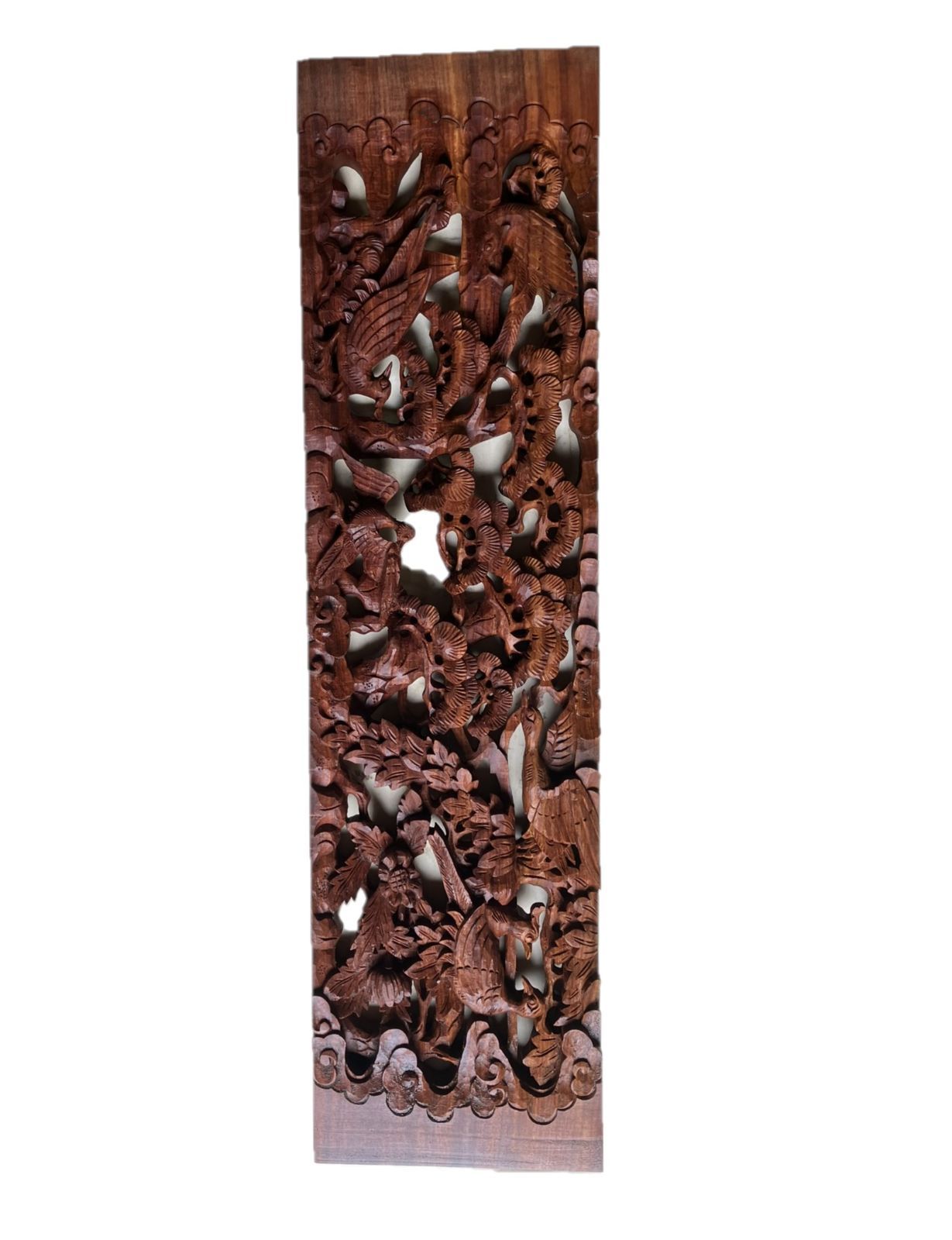 B34 紫檀 欄間 彫刻 - メルカリ