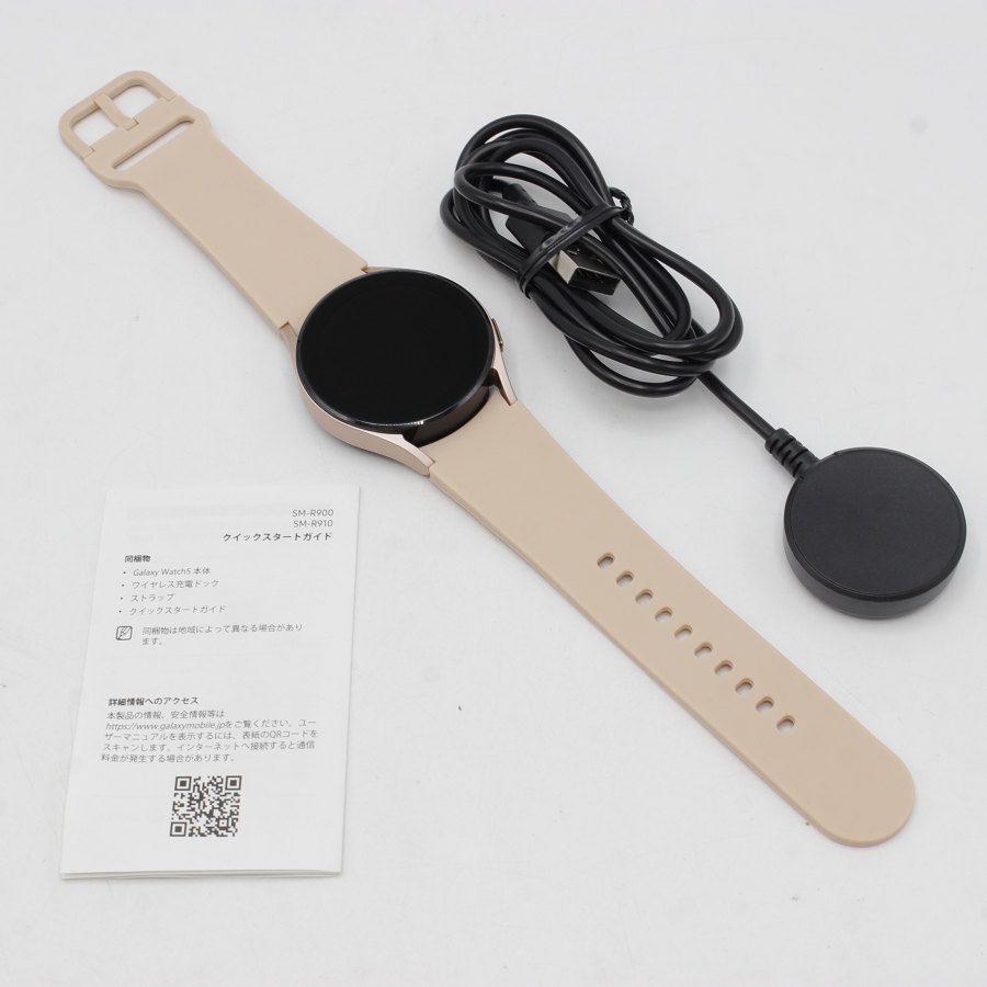 Samsung Galaxy Watch サムスン ギャラクシーウォッチ　46mm SM-R800NZSAXJP 国内正規品　中古品 Samsung Galaxy Watch4 ピンクゴールド 本体と付属品 SAMSUNG Galaxy