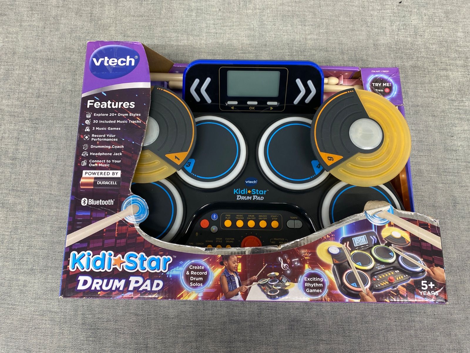 AQ YT25020415 VTECH キディー スーパースター ドラムキット