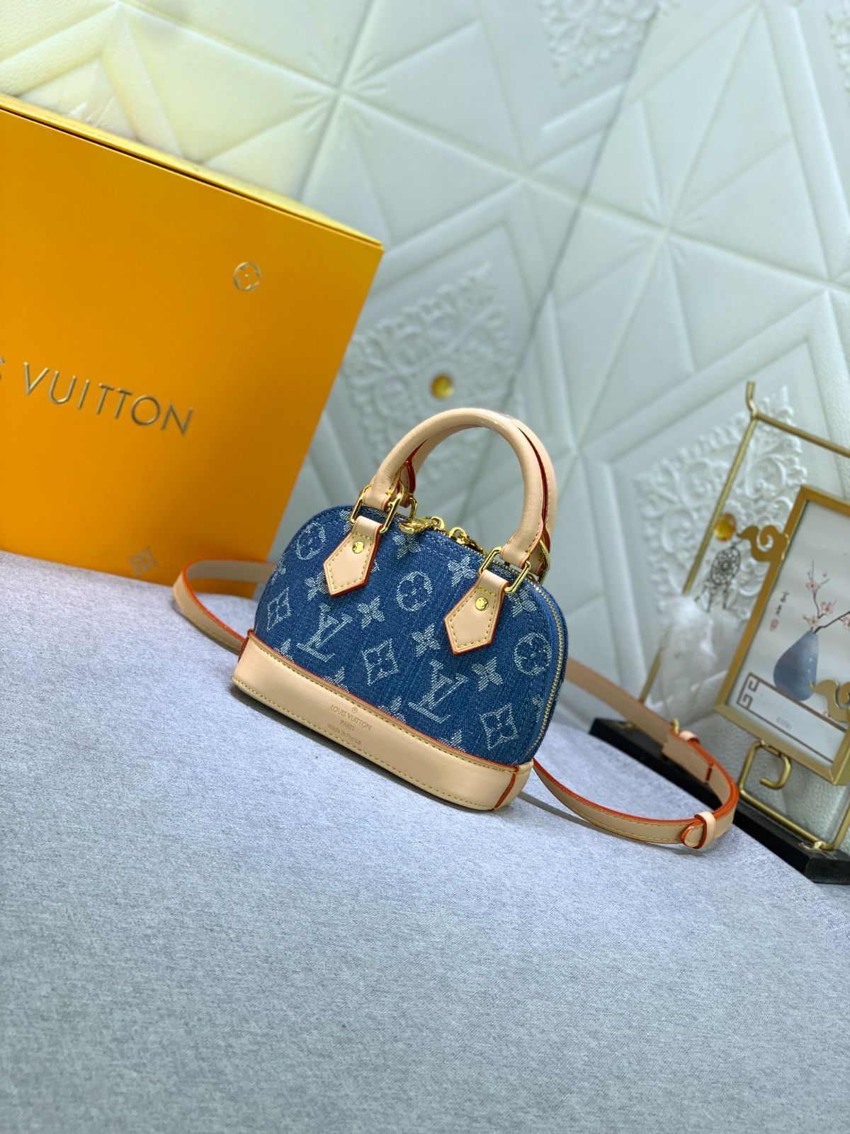 今日 丹寧ジーンズ Alma Nano シェルハンドバッグ 全国 一部除く -MM輸入