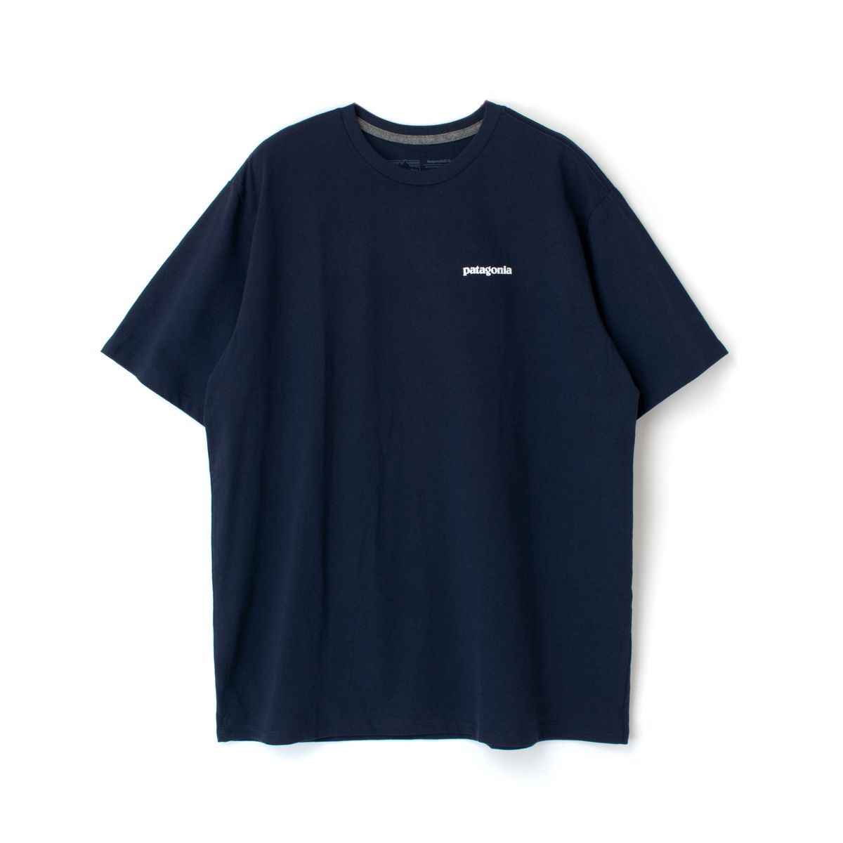 新品タグ付 Patagonia パタゴニア 半袖 Tシャツ 紺 ネイビー P-6ロゴ・レスポンシビリティー CNY 38504 当店管理番号  56427408