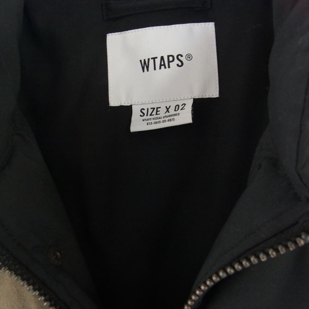 Wtaps 19aw　MCジャケット　ブラック XL WTAPS ダブルタップス ジャケット 19AW 192WVDT-JKM04 MC JACKET COPO