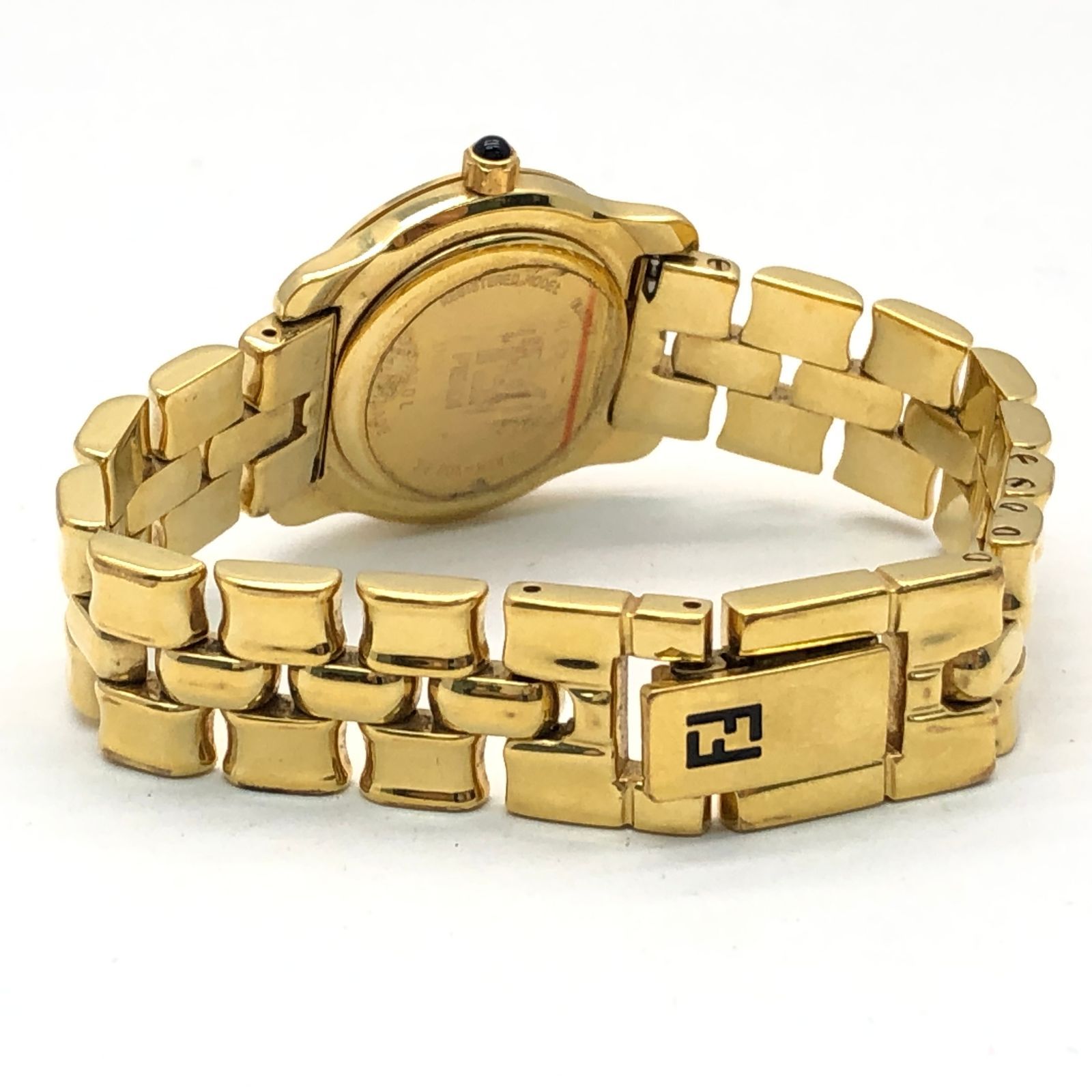 FENDI チェンジベゼル ヴィンテージ 850L クォーツ 腕時計 ゴールド