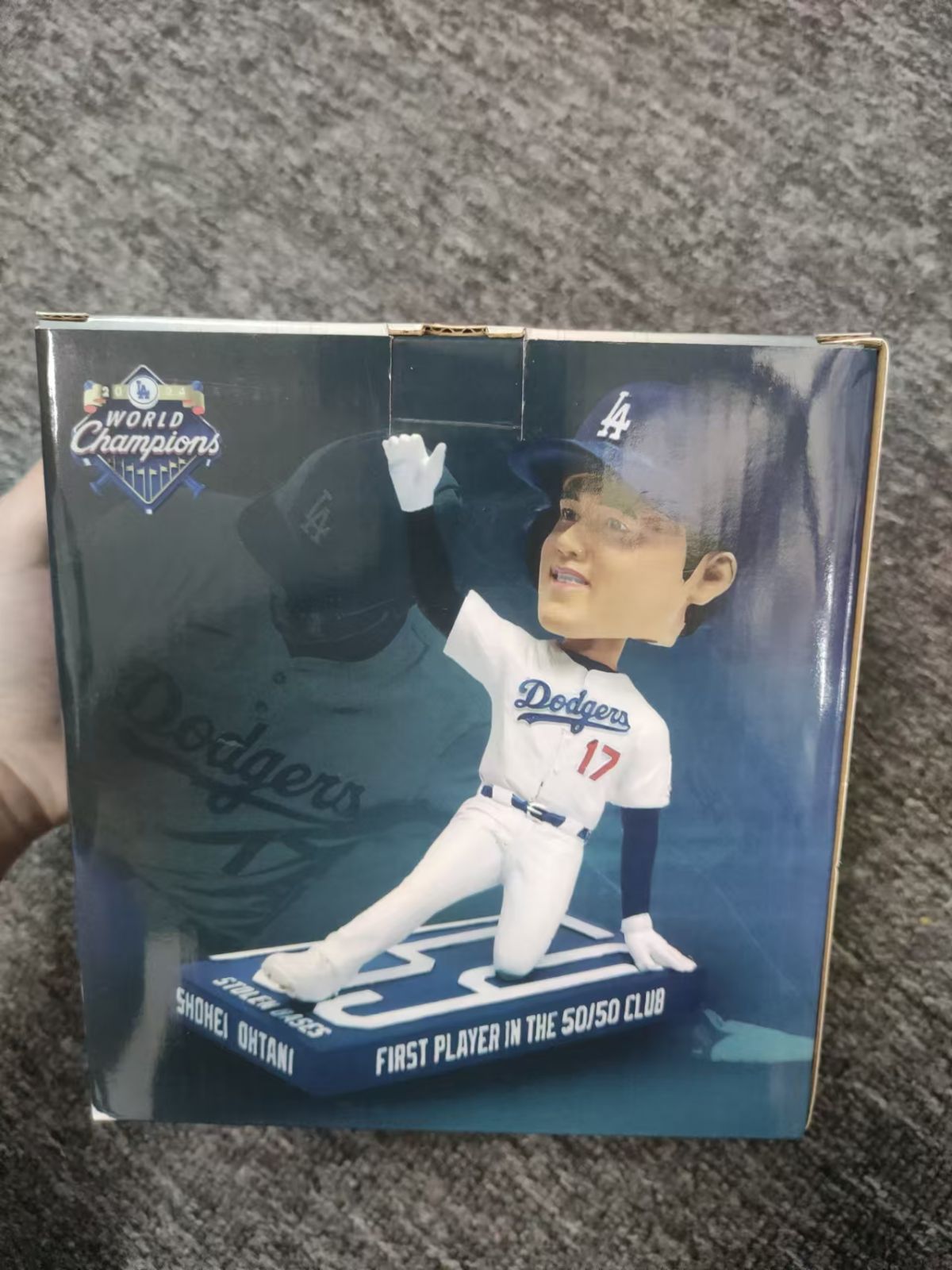 大谷翔平 Shohei Otani ボブルヘッド人形　50/50クラブ記念 Amazon.co.jp: 大谷翔平 50/50記念 バブルヘッド フィギュア, 50