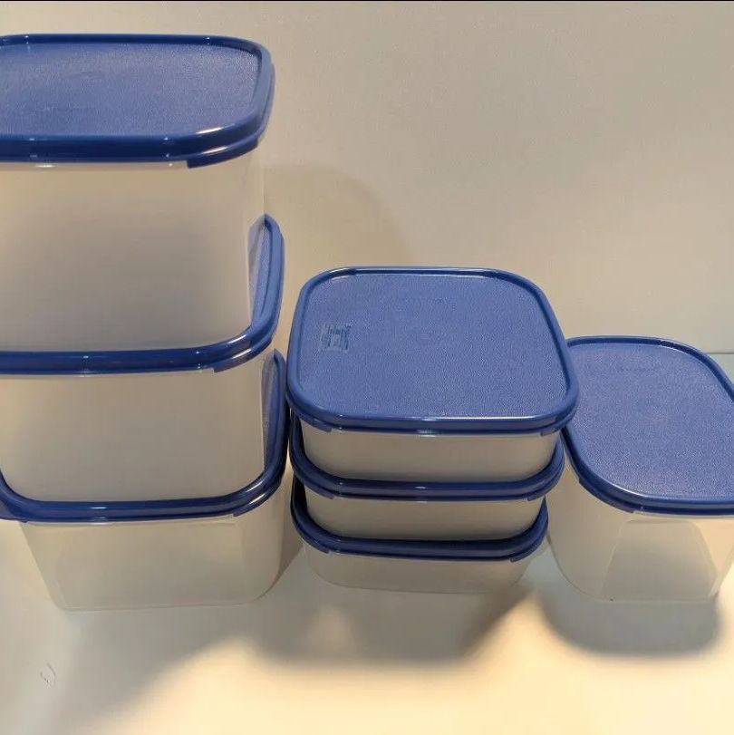 ♥ TUPPERWARE タッパーウェア サイズ違いタッパー7個セット dd25f4