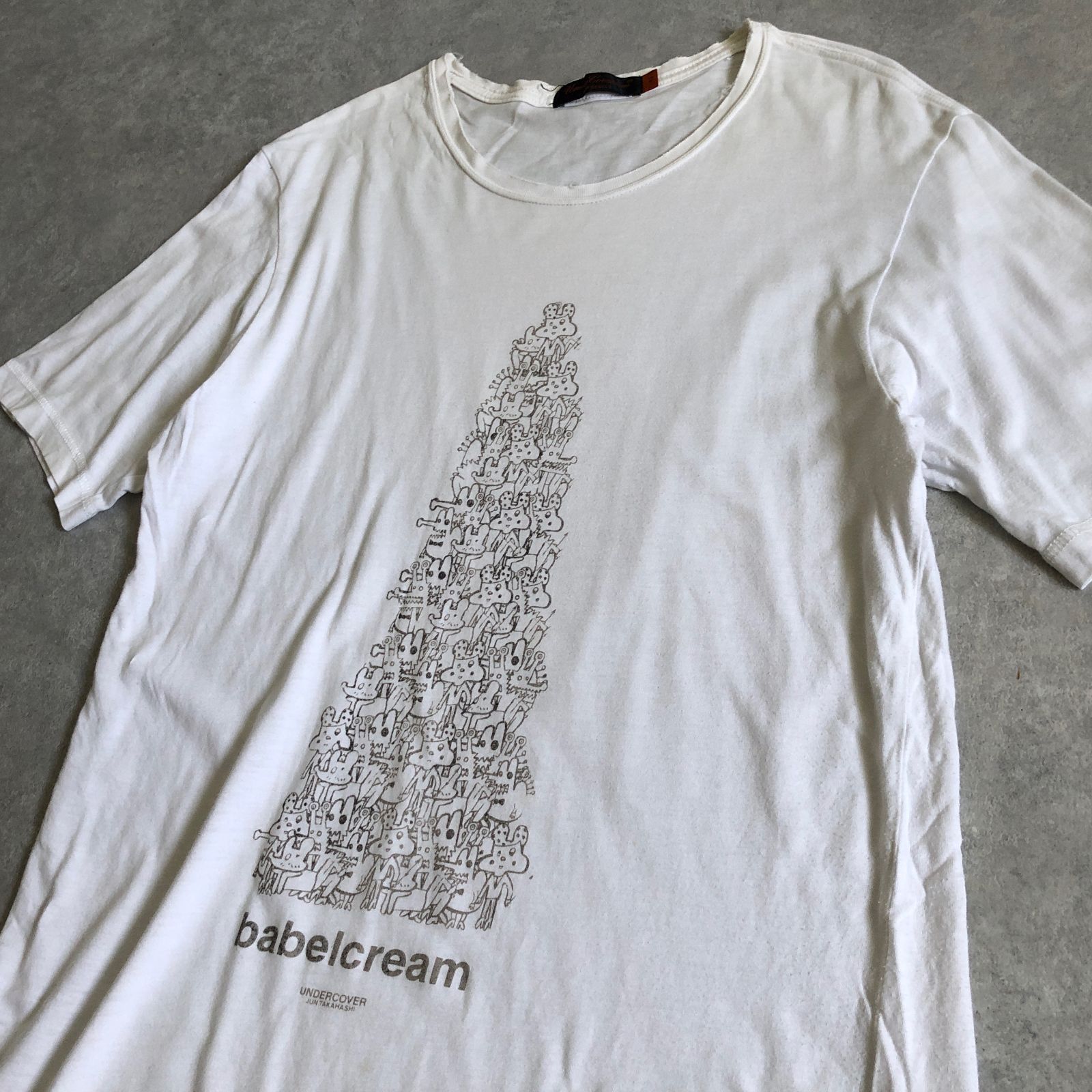 UnderCoverism Archive vintage babelcream プリント Tシャツ