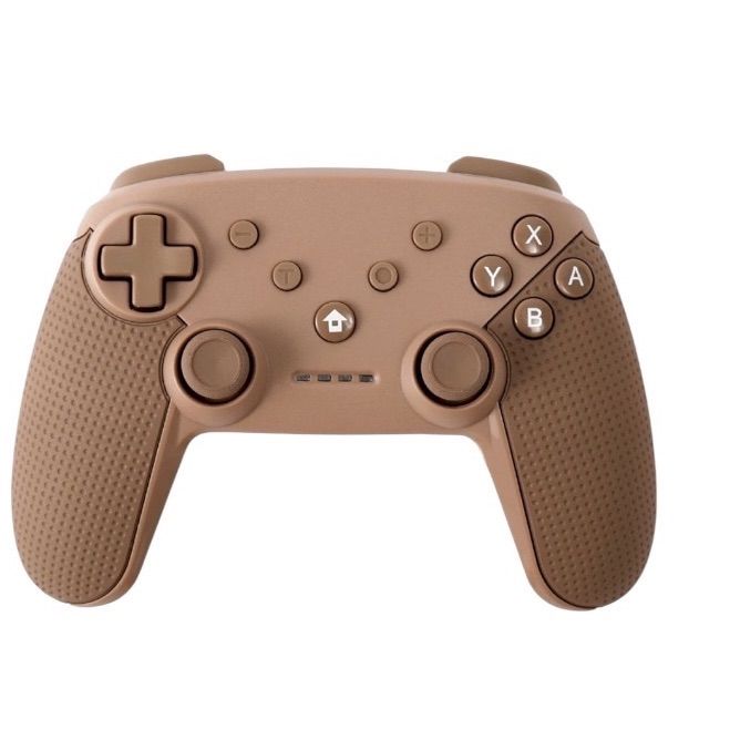 ZG3 3COINS ワイヤレスゲームコントローラー Switch用 ブラウン