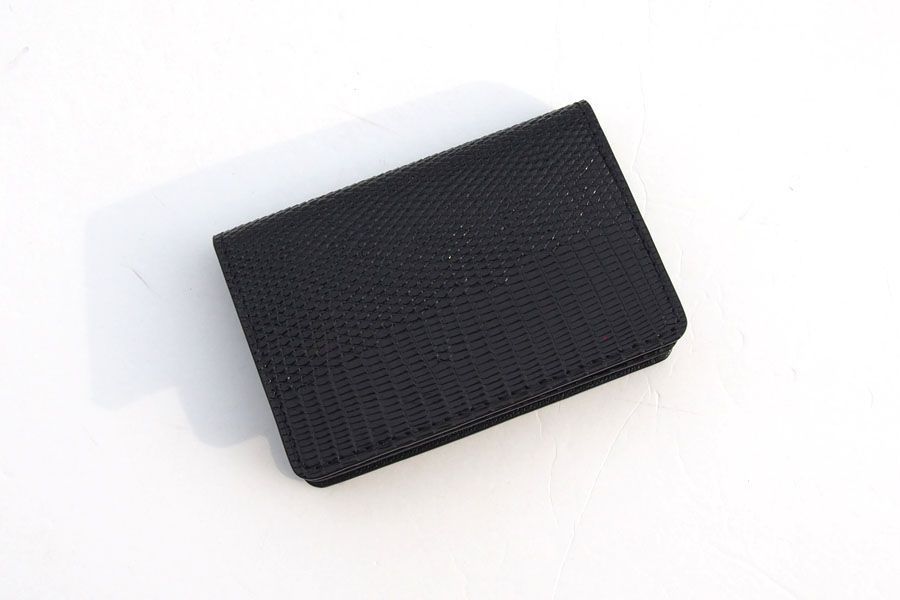 新品 ジャンルソー JEAN ROUSSEAU リザード名刺入れ カードケース