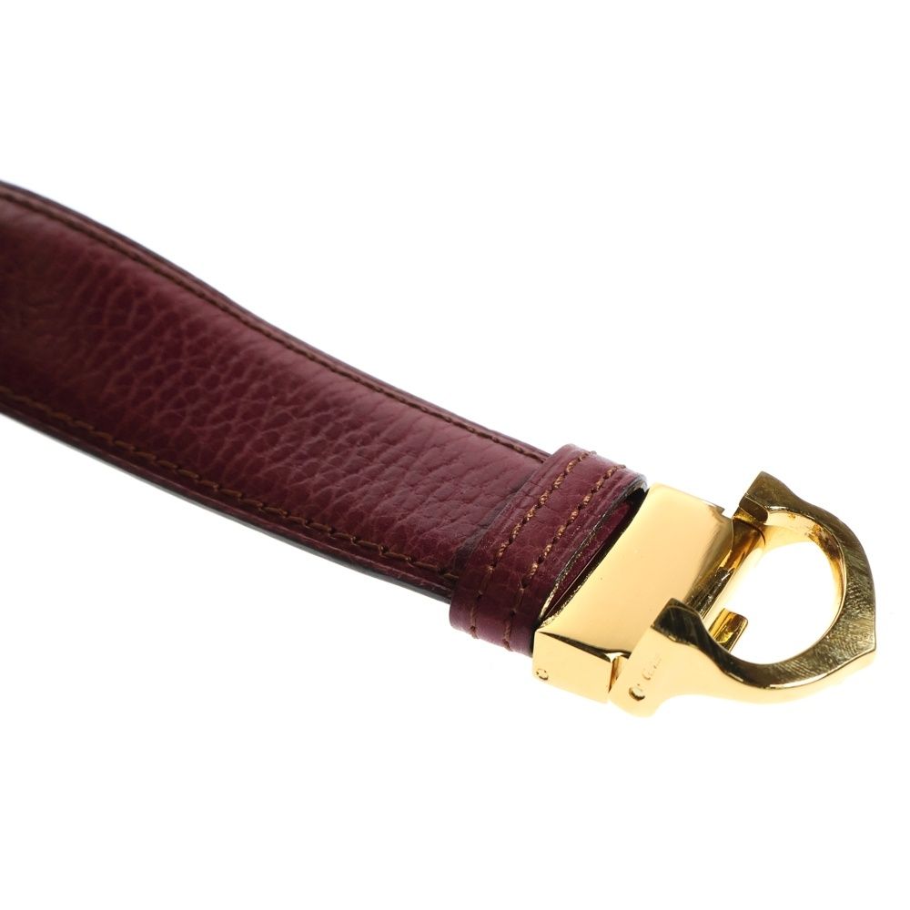 Cartier カルティエ ゴールド金具 レザー ベルト Cartier カルティエ Cバックル ベルト リバーシブル レザー
