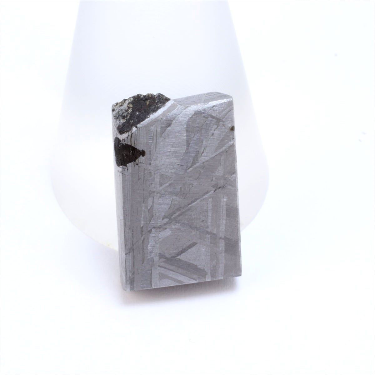 隕石レジン アクセ選択可能】レジン・鉱石小型(鋭)の淡いダークブルー【推し