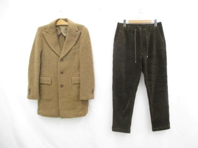 中古 アルチザン アバハウス ディッキーズ 他 コーデュロイ パンツ 長袖ニットカットソー コート 5点 S 2 L 46 メンズ