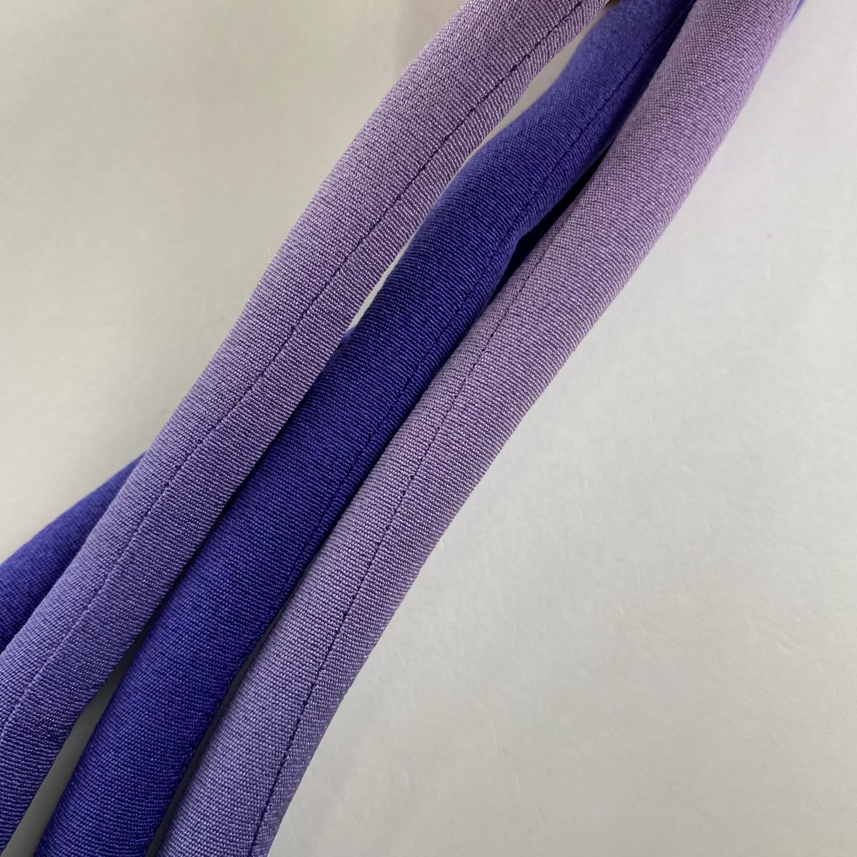 和装セット 優品 帯締め帯揚げ2点セット ぼかし柄 縮緬 紫 正絹 和装小物