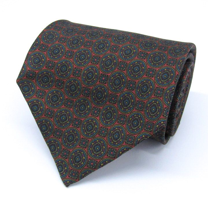 クリスチャンディオール ブランド ネクタイドット 花柄 シルク 未使用