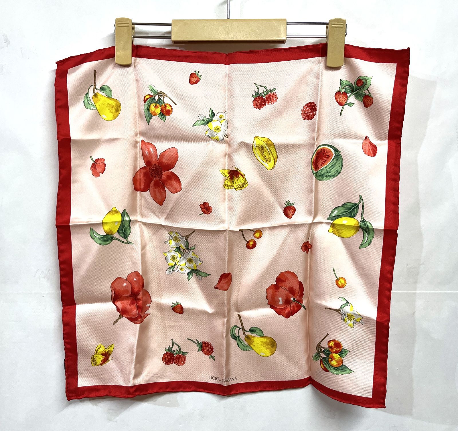 イタリア製 DOLCE&GABBANA｜ドルチェ&ガッバーナ シルクスカーフ