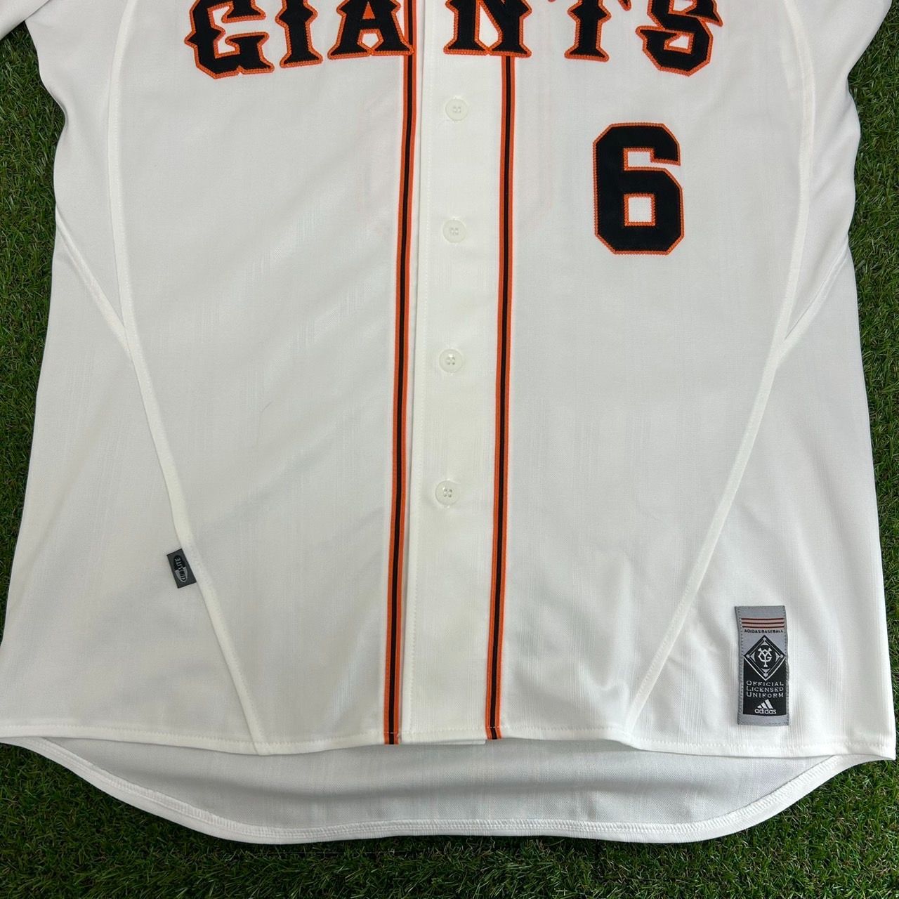 美品 アディダス 巨人 坂本勇人 ユニフォーム ゲームシャツ 6番
