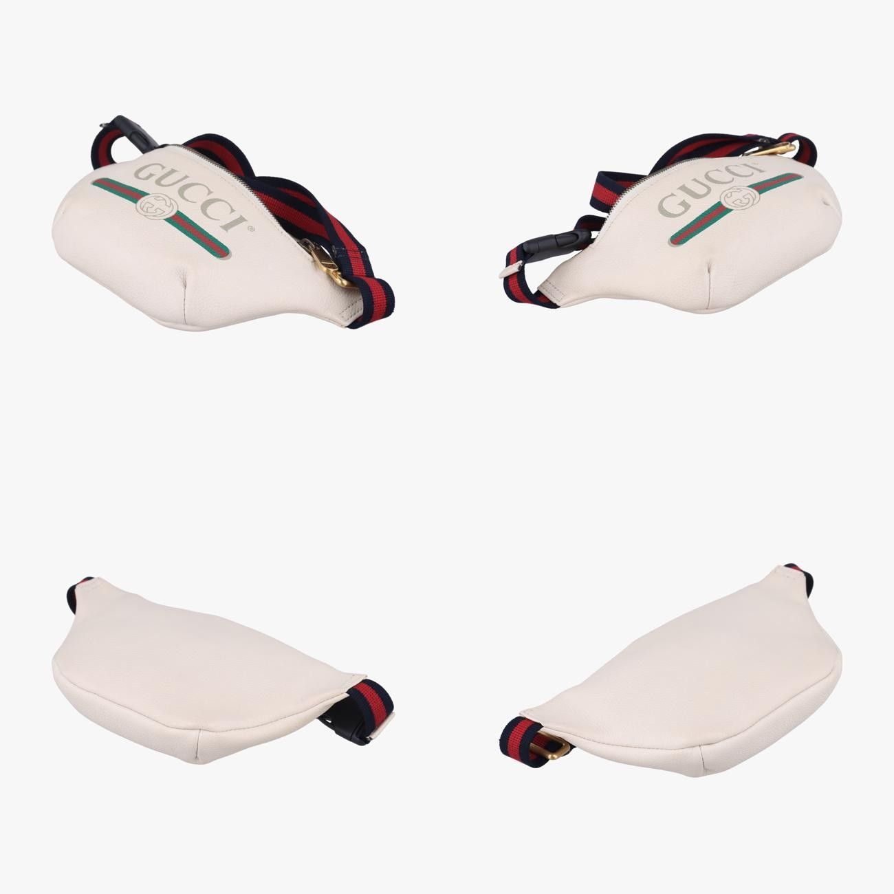 グッチGucciグッチプリントホワイトレザー527792E028778110