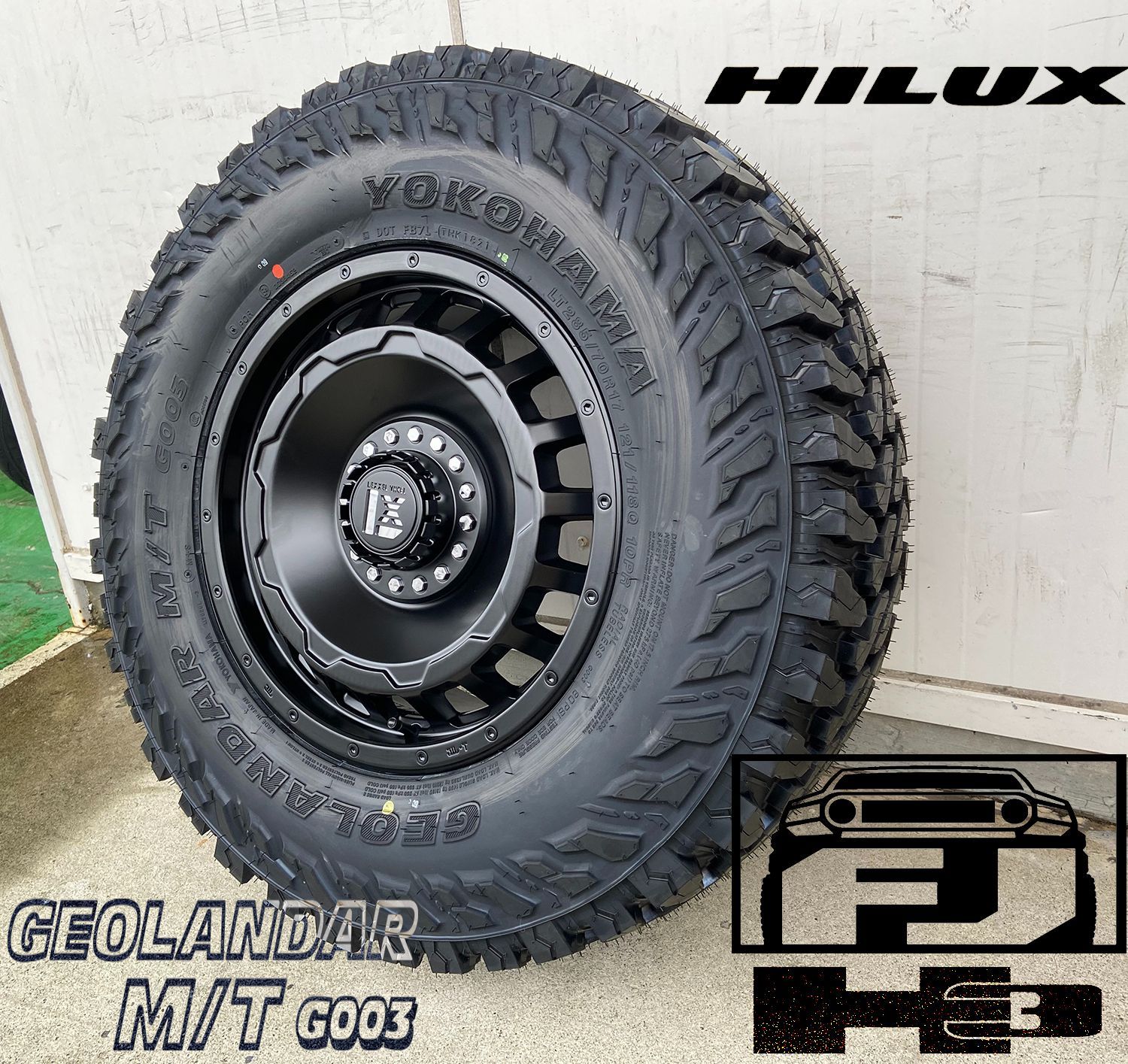 サマータイヤ ホイール 4本セット MLJ エクストリーム XJ04 YOKOHAMA ジオランダー M/T (G003) 265/65R17 プラド ハイラックス