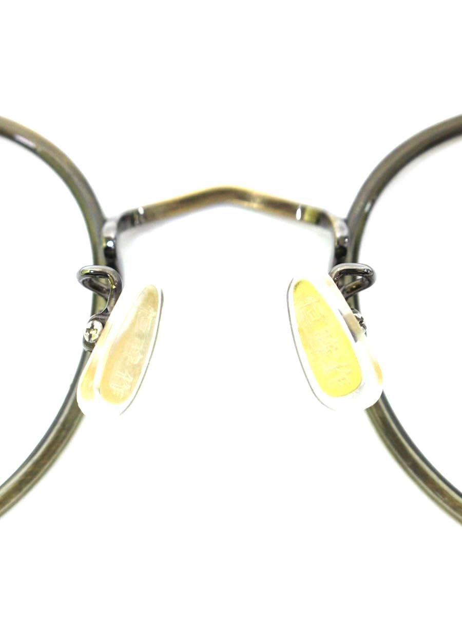 恒眸作 T272 メガネ ゴールド コンビフレーム ウェリントン  