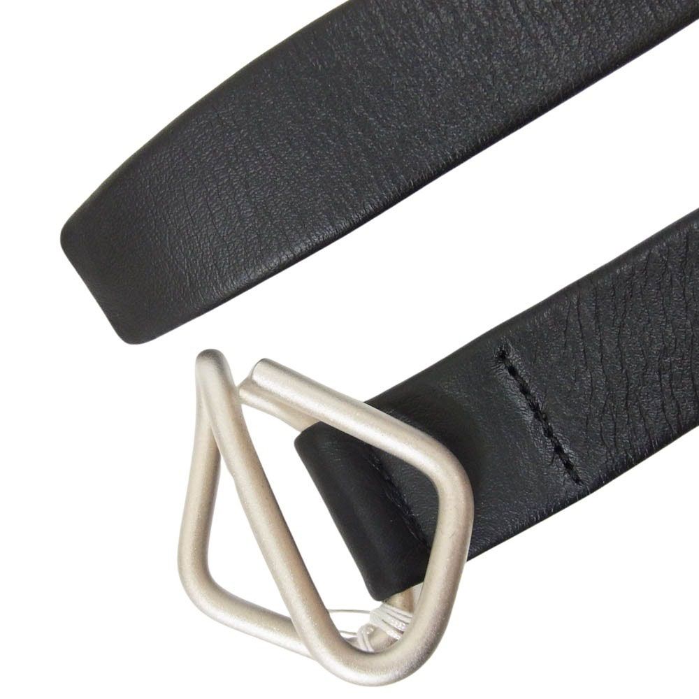 ISSEY MIYAKE イッセイミヤケ IM43AH102 CLING BELT レザー ベルト ブラック系【美品】【中古】 ISSEY MIYAKE - ISSEY MIYAKE イッセイミヤケ IM43AH102 CLING BELT