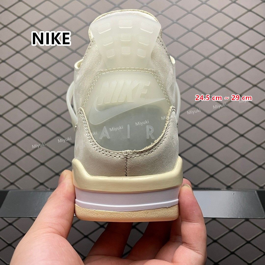 新品 未使用 OFF-WHITE × NIKE AIR JORDAN 4 SP SAIL オフホワイト 