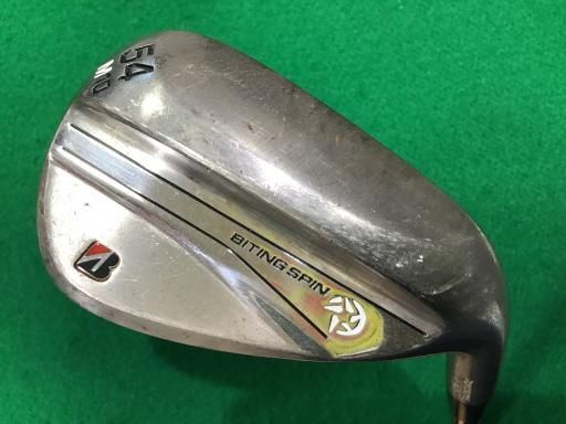 ブリヂストン BRIDGESTONE BITING SPIN ノーメッキ 54°|10°M ウェッジ WG 純正特注シャフト フレックスS メンズ 男性用 右利き 右用 Cランク ゴルフクラブ