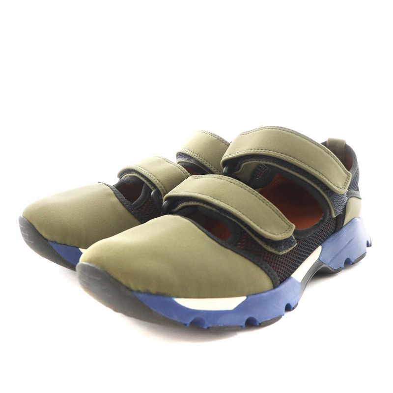MARNI マルニ シューズ（その他） カーキ 2108425Y0230 マルニ MARNI スカルパ スニーカー シューズ ベルクロ 36 カーキ