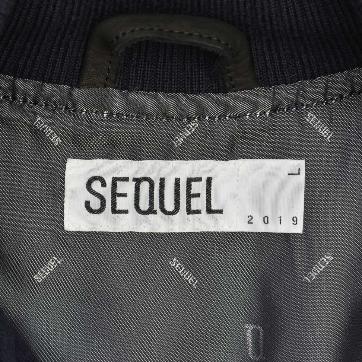SEQUEL】SQ-20AW-JK05 STADIUM JUMPER NAVYベースボールジャケット 