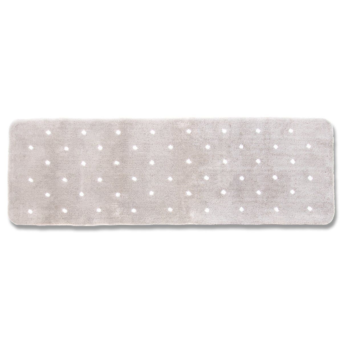 数量 キッチンマット 水玉2 約60×180cm オカ グレー