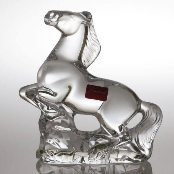 バカラ置物 十二支 馬 バカラ Baccarat クリスタルフィギュア ゾディアック 干支 馬