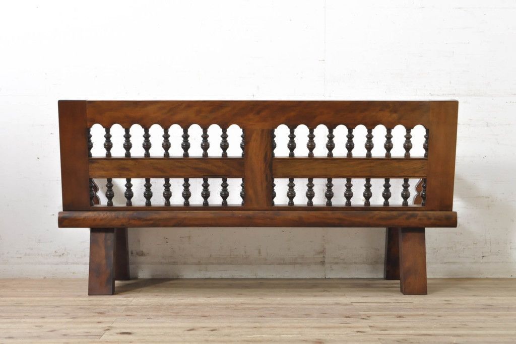 ☆事前問合せ必須☆ 九州民芸家具 スピンドルベンチ 和製ビンテージ 激