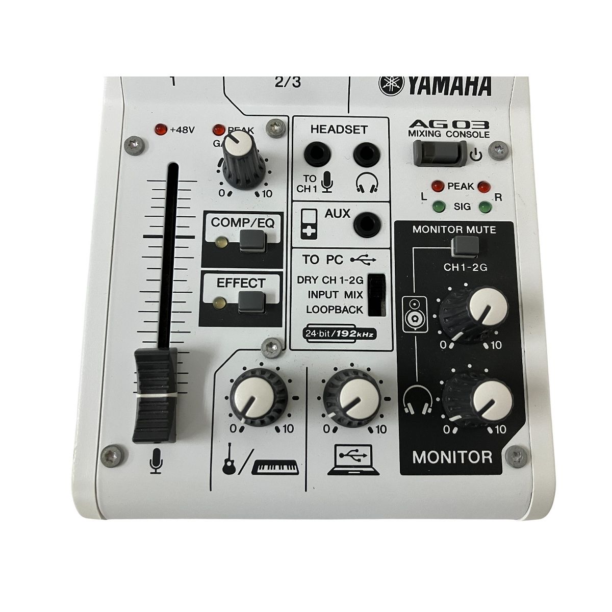 YAMAHA AG03 MK2 オーディオインターフェース 配信 ライブ