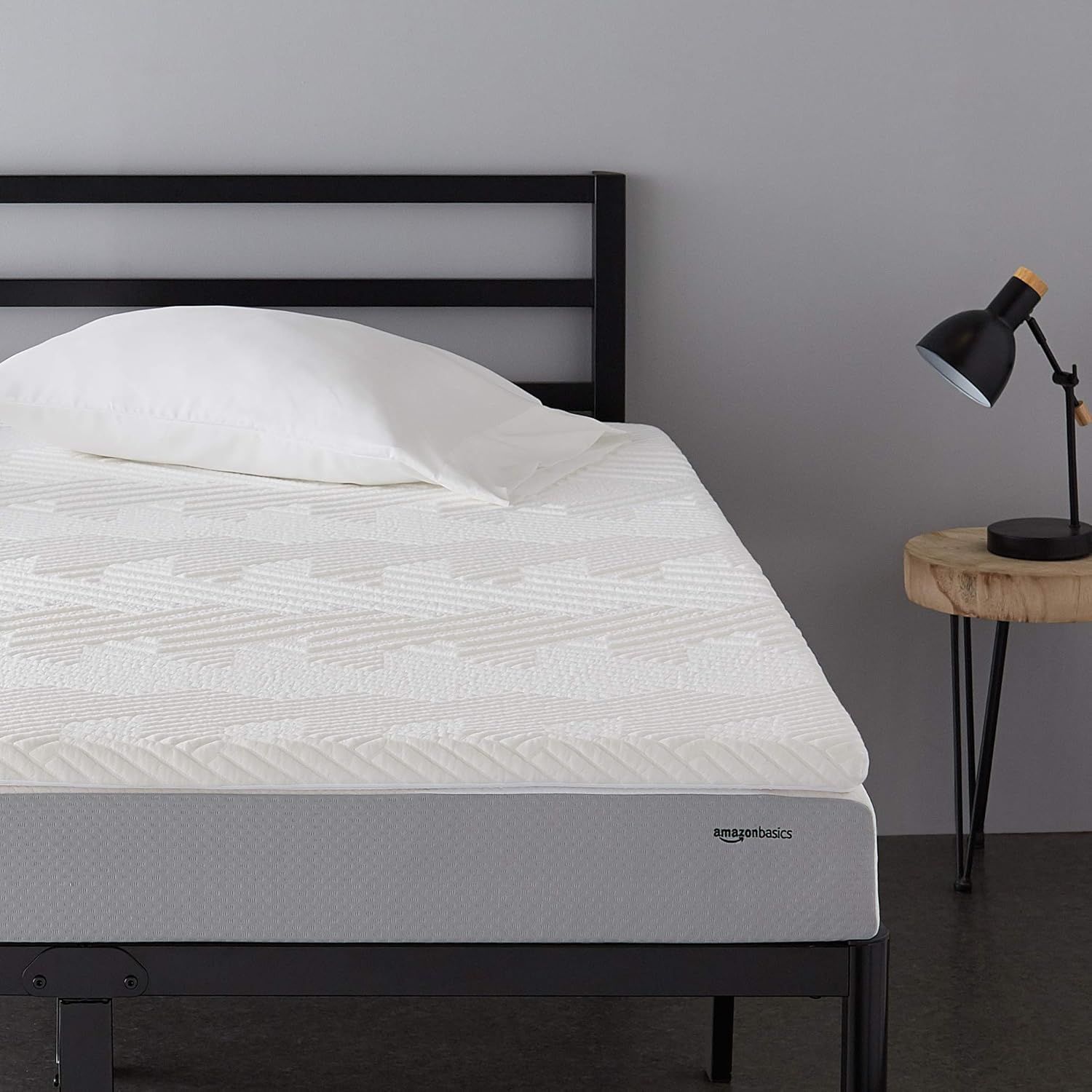 ベーシック マットレストッパー シングル メモリーフォーム 厚み4cm 200×100cm ホワイト